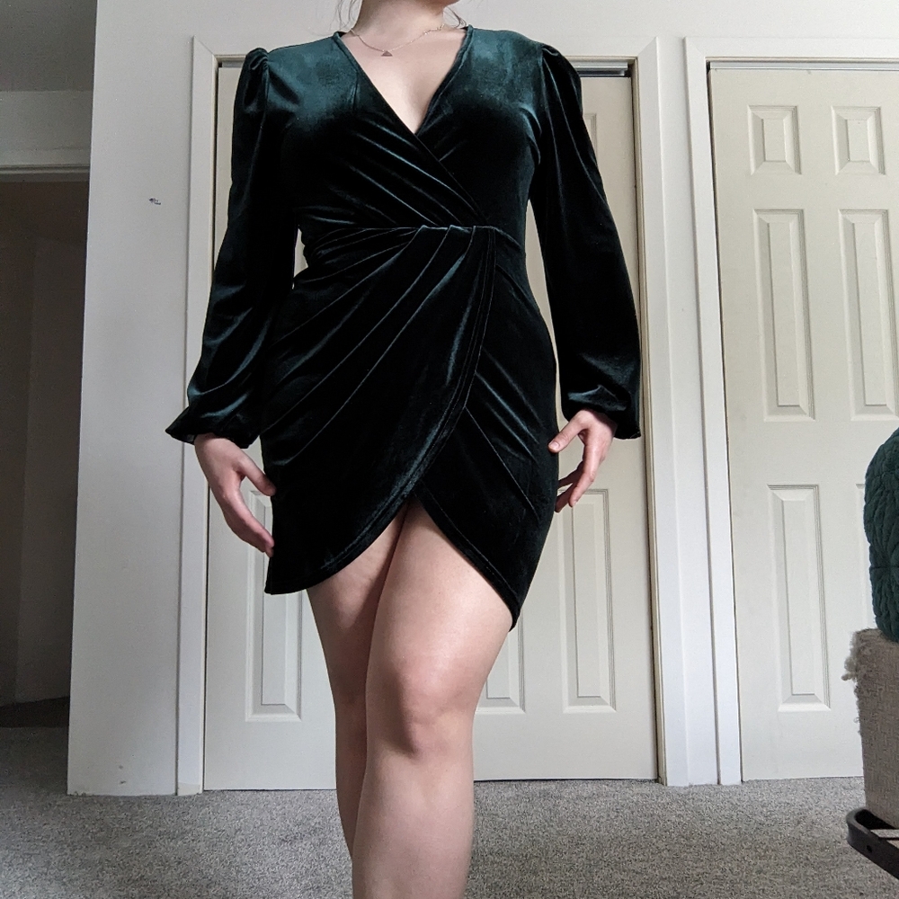 Shein Velvet Mini Dress